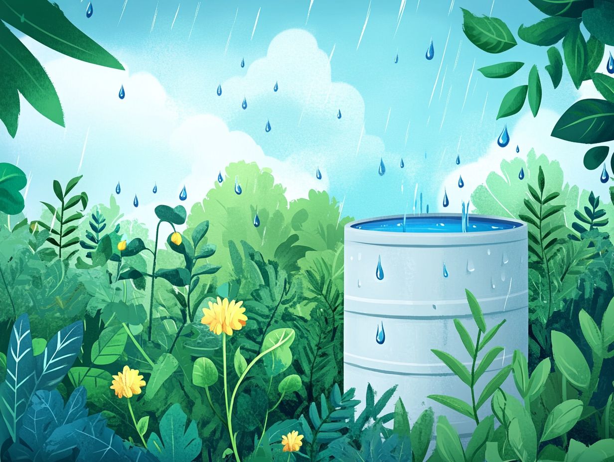 Infographic debunking myths about rainwater harvesting