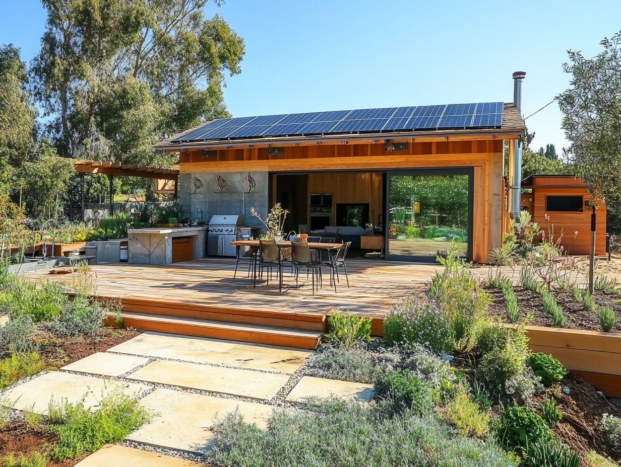 How Can Homeowners Use These Sustainable Solutions in Their Outdoor Living Spaces?