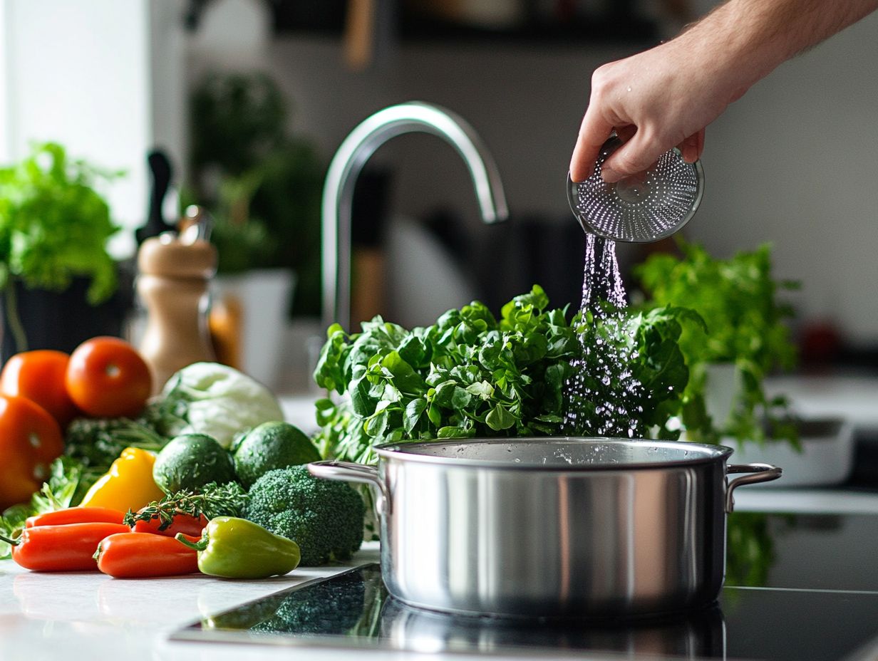 Five ways to reduce water waste during cooking