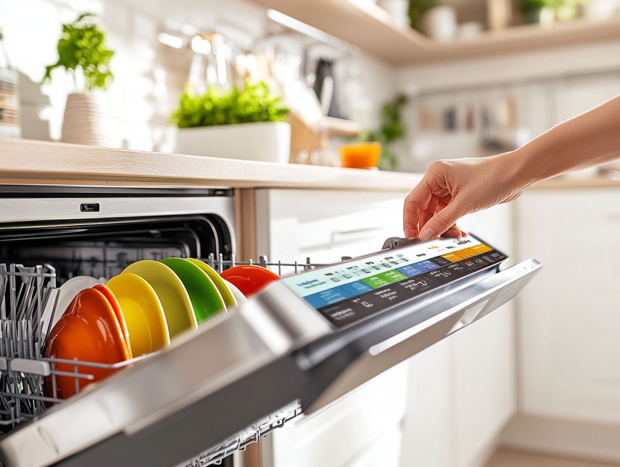 A selection of energy-efficient dishwashers