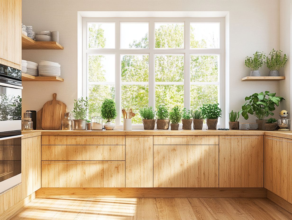 7. Opt for Eco-Friendly Countertops and Flooring