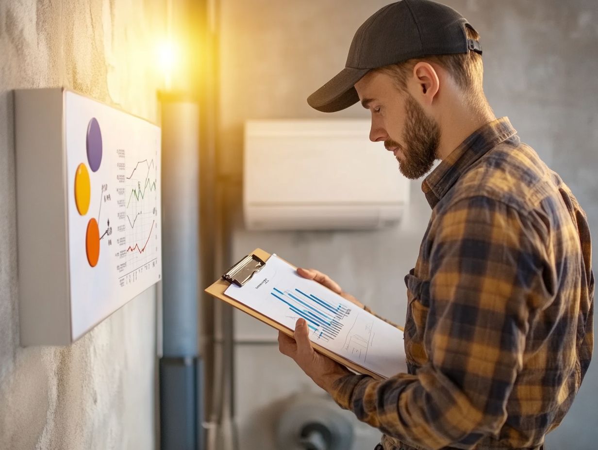 Illustration showing the connection between energy audits and carbon footprint reduction.