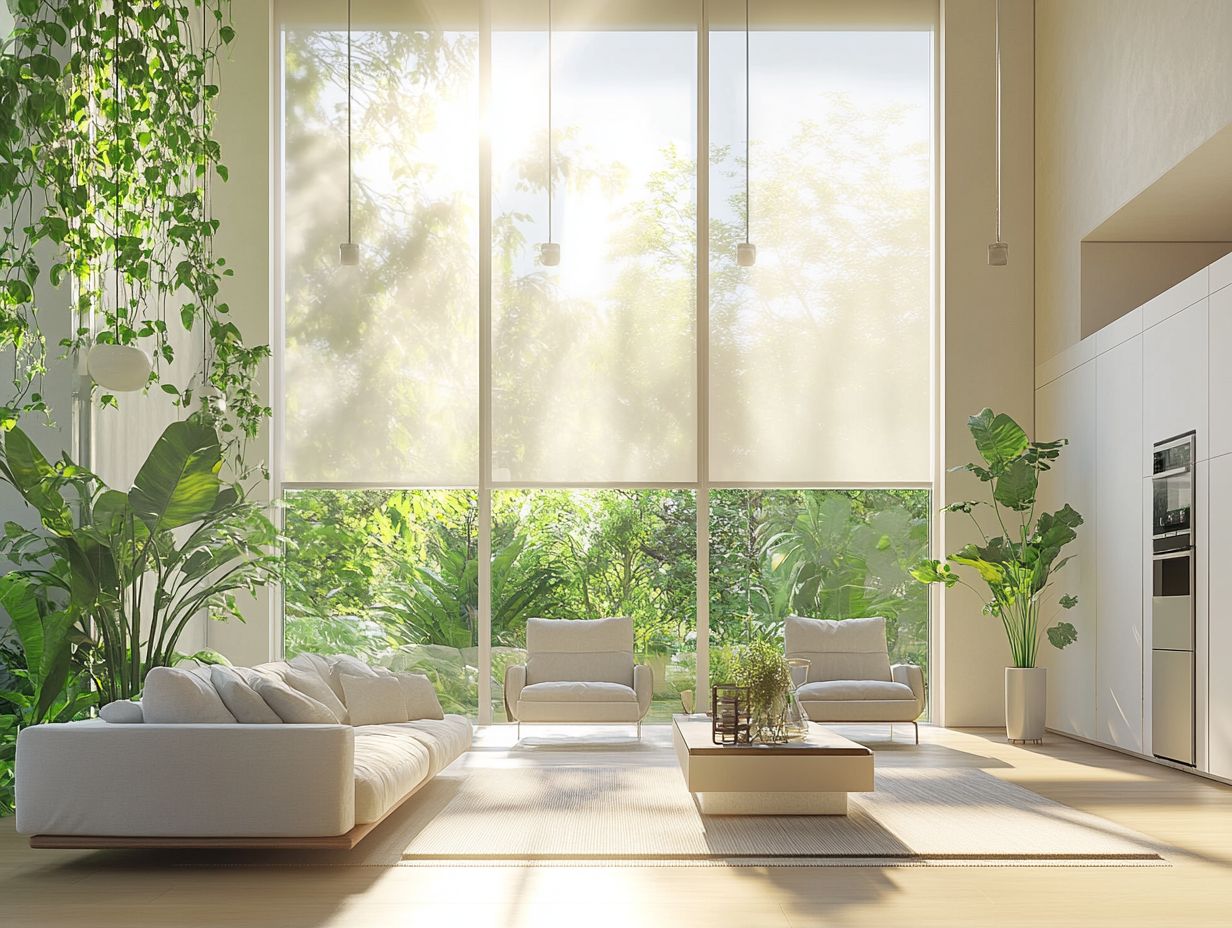 Smart blinds enhancing convenience and control