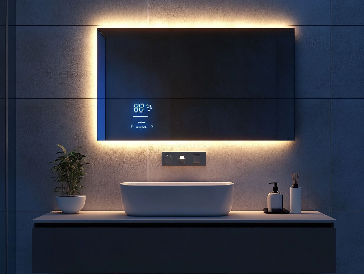 What is a smart mirror and how is it different from a regular mirror?