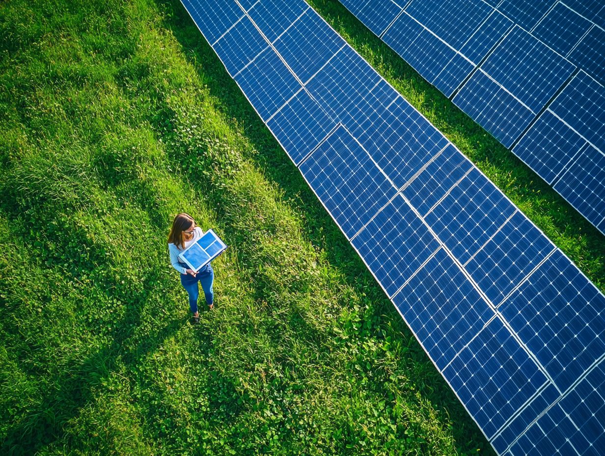 How do solar farms work?