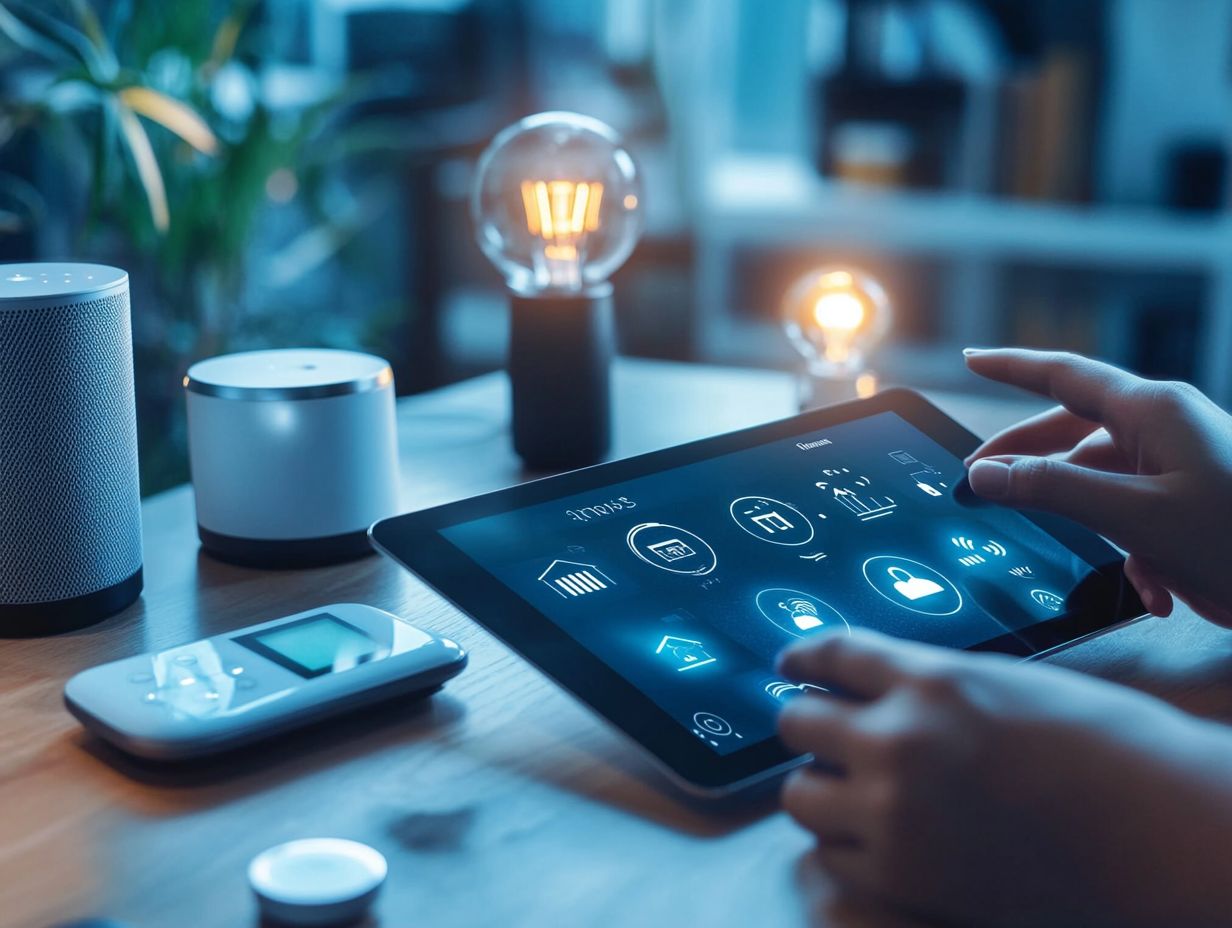 Diagram of troubleshooting common issues in smart home devices