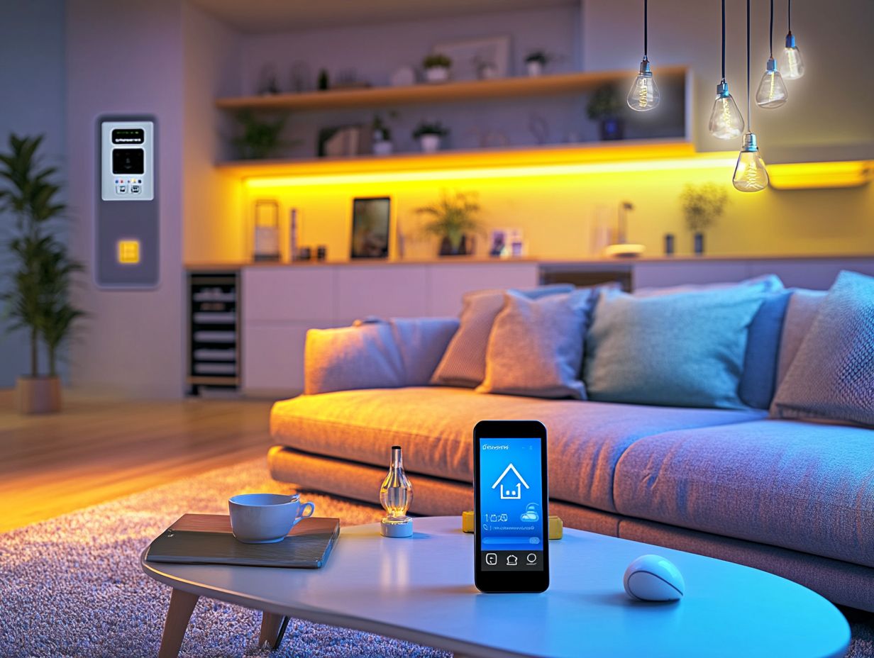 Image illustrating FAQs about smart home technology