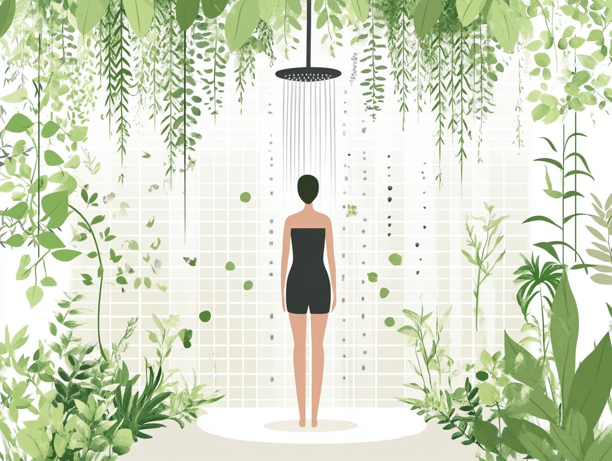 Image showing water-saving showerhead features