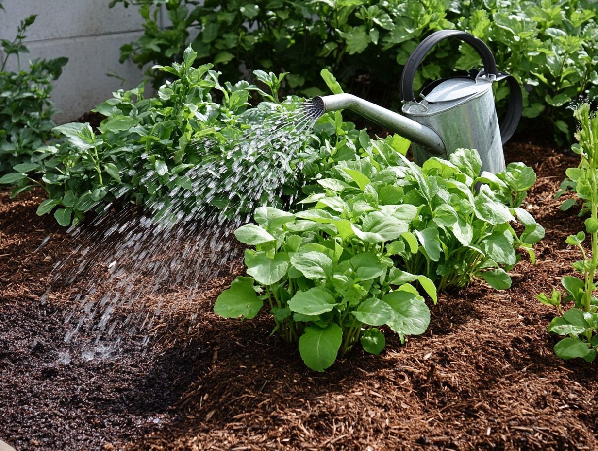 Mulching for Water Conservation