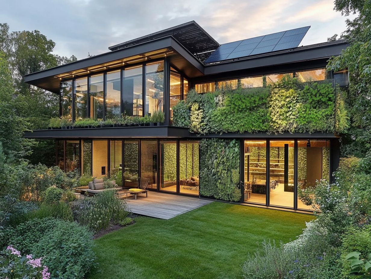 A beautiful living room featuring natural design elements