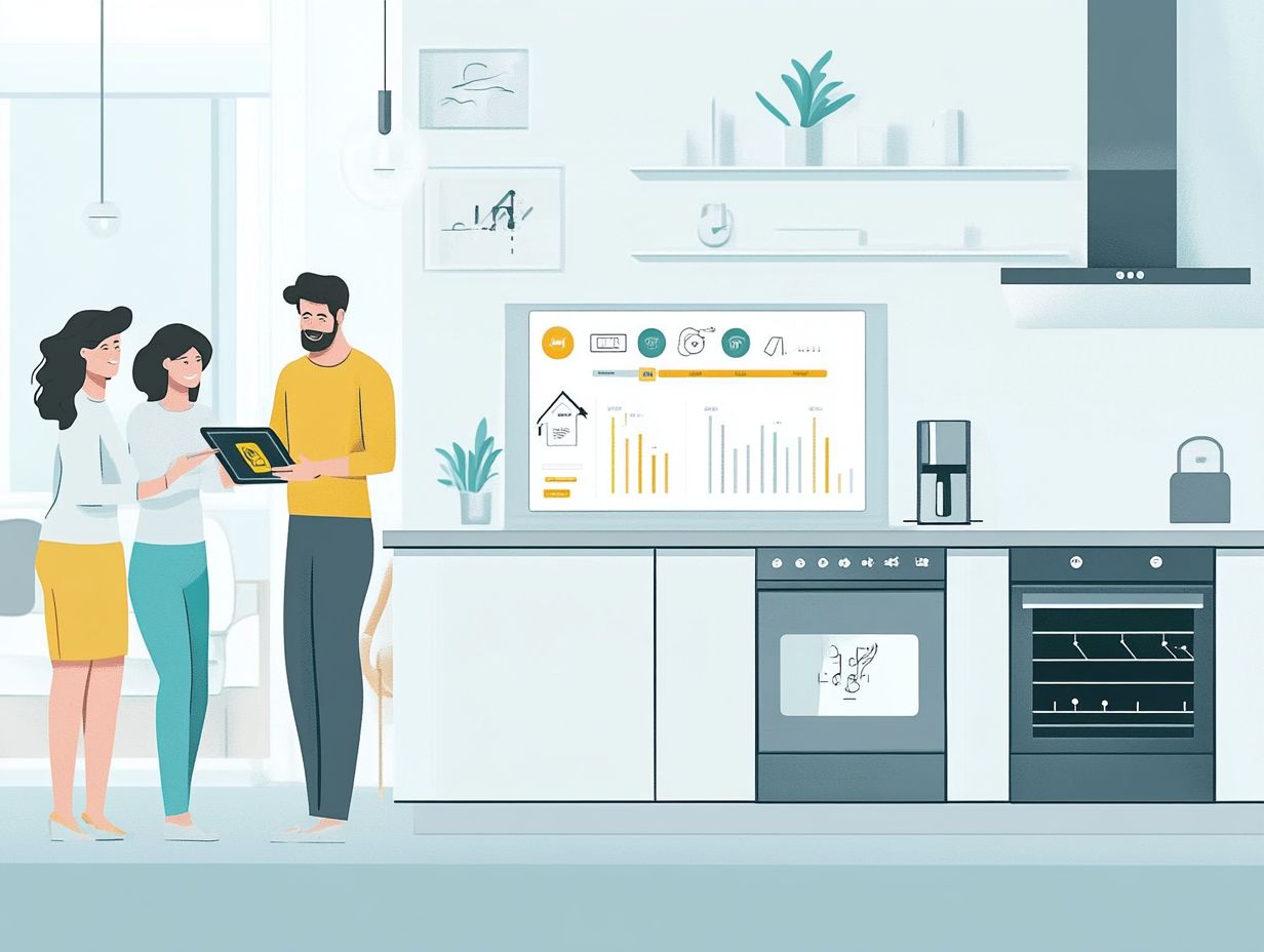 Illustration of security and privacy measures in smart home energy management