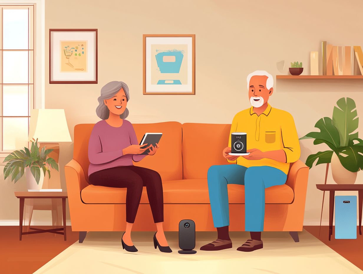 Smart home technology convenience for seniors