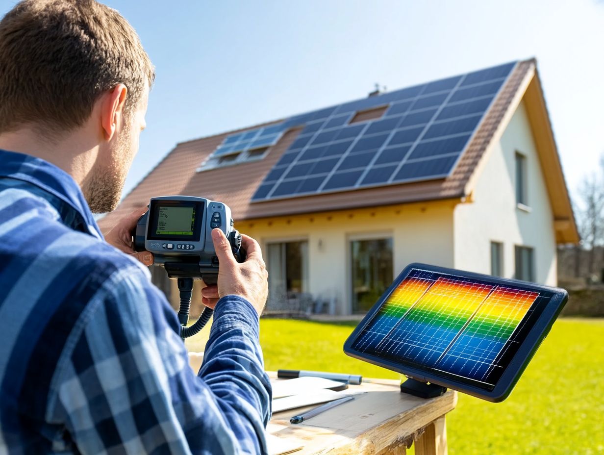 Visual representation of frequently asked questions regarding home energy assessments.