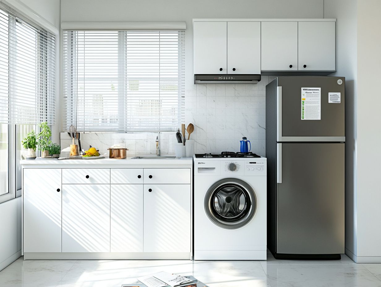 Image illustrating frequently asked questions about energy-efficient appliances.