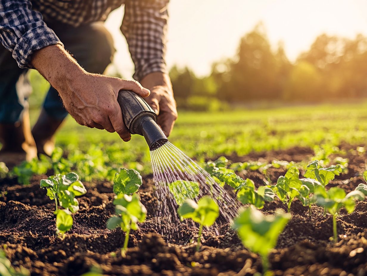 How does water conservation benefit farmers?