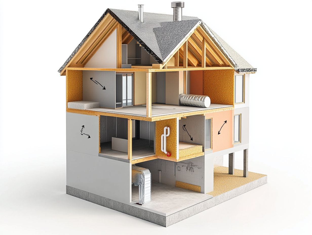 A demonstration of insulation installation and maintenance techniques