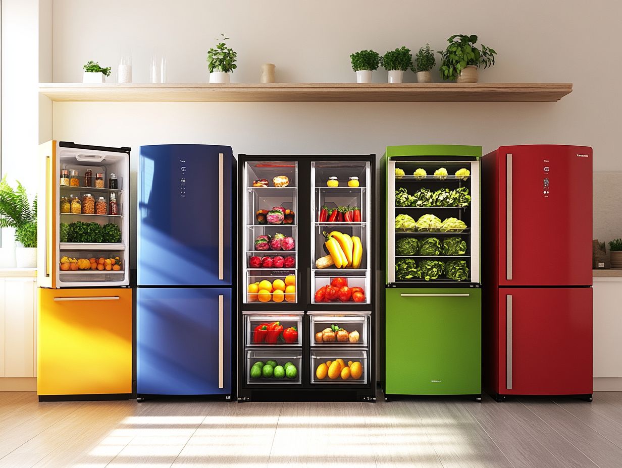 Image of the top five energy-efficient refrigerators of 2024