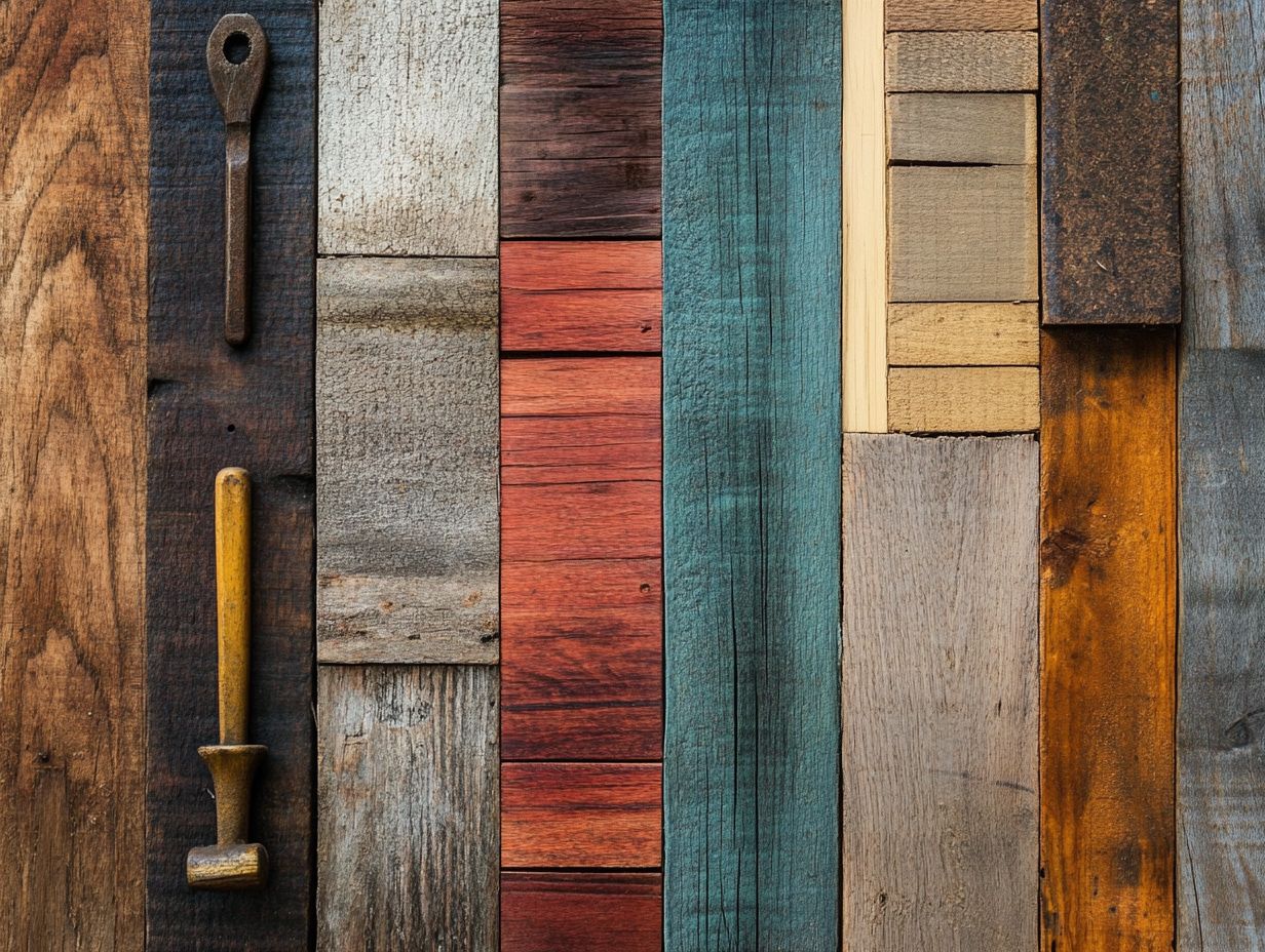 High-quality reclaimed wood from demolition sites