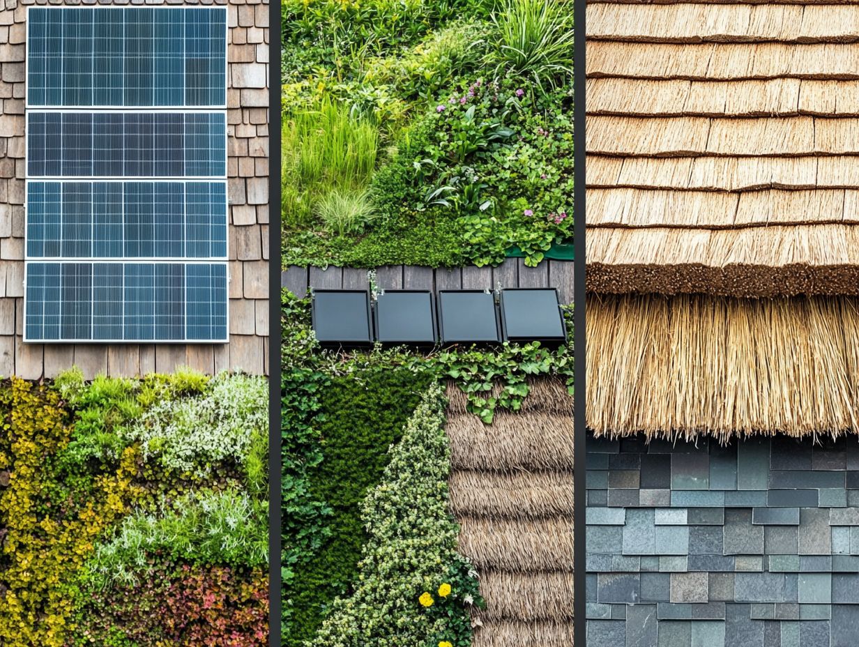 A lush green roof featuring diverse plant species