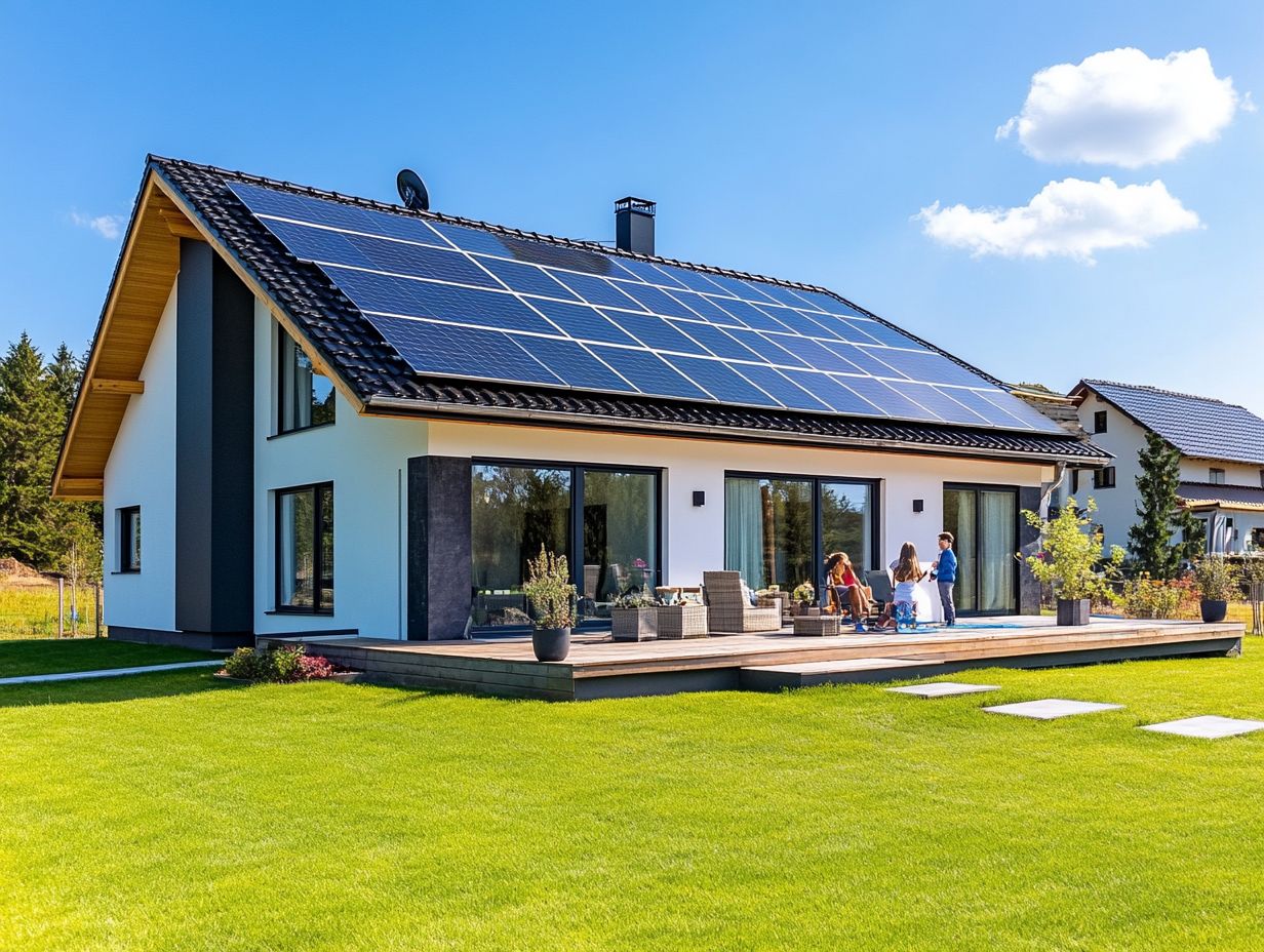 Solar Landscaping Lights illuminating a garden