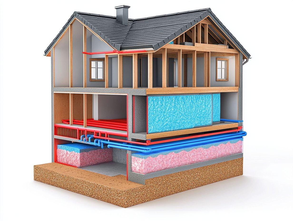 Understanding energy loss through walls infographic