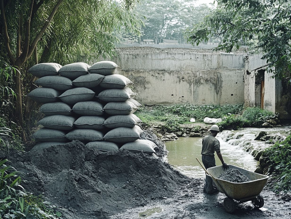 Cement production and its impact on water consumption and pollution