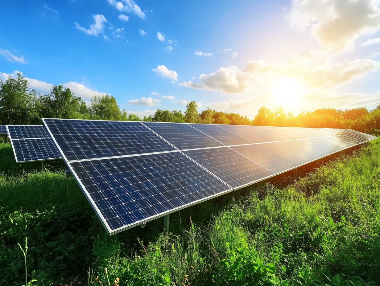 What are the environmental benefits of solar energy?