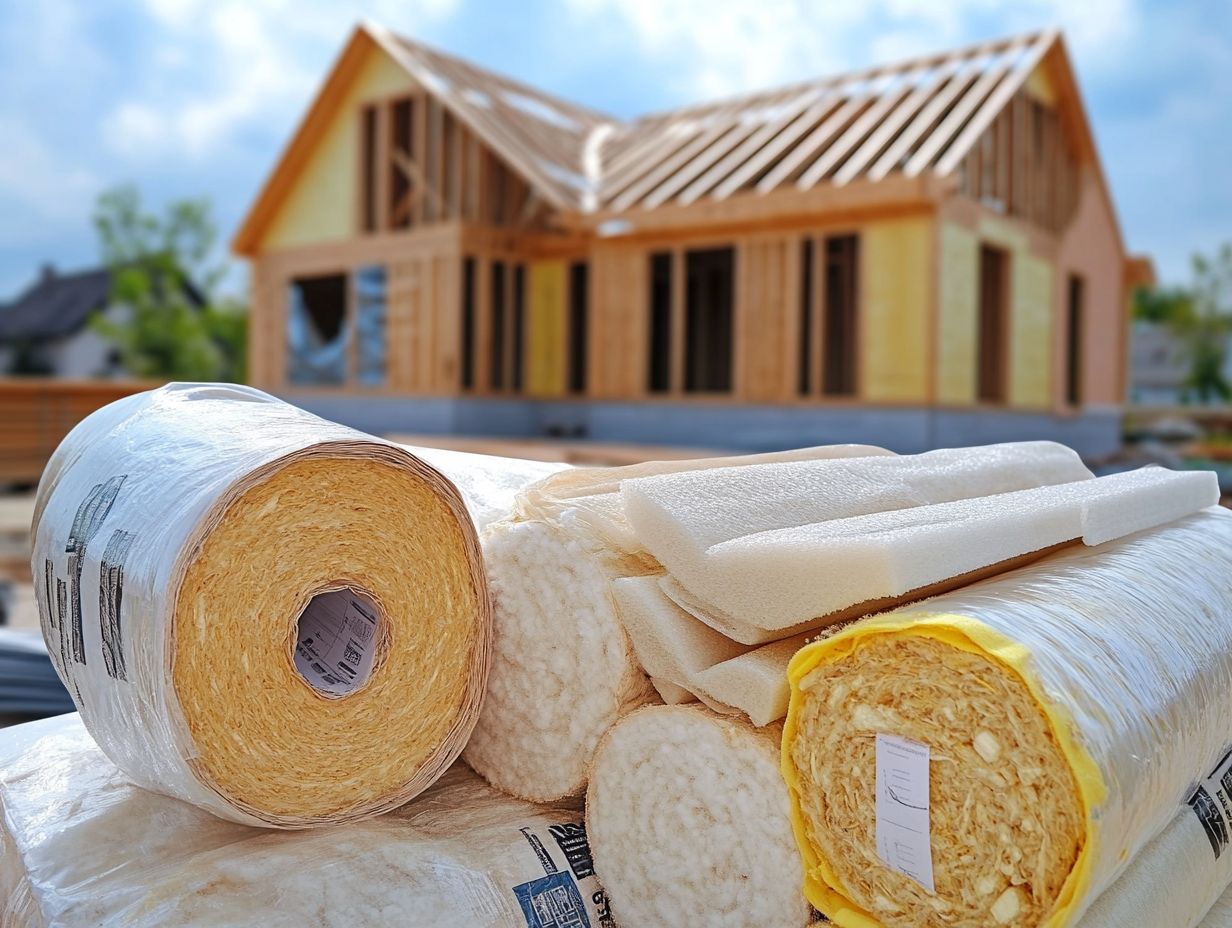 Image showing various types of insulation