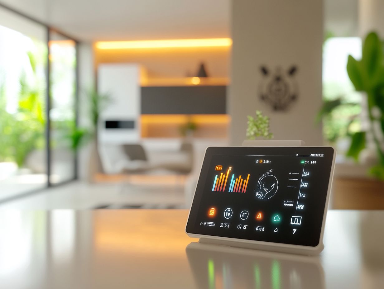 Diagram explaining a Home Energy Management System