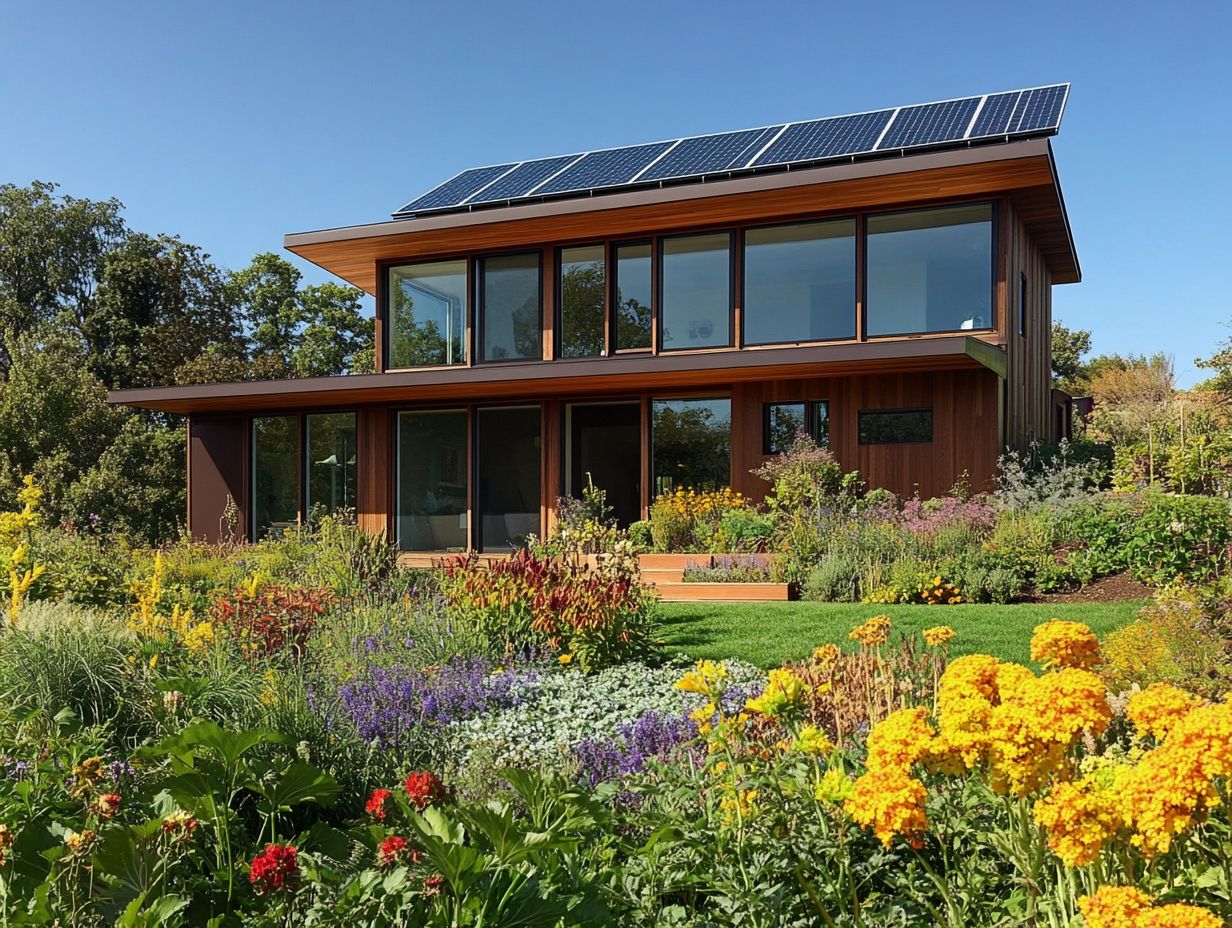 An infographic illustrating the benefits of Passive Solar Design.