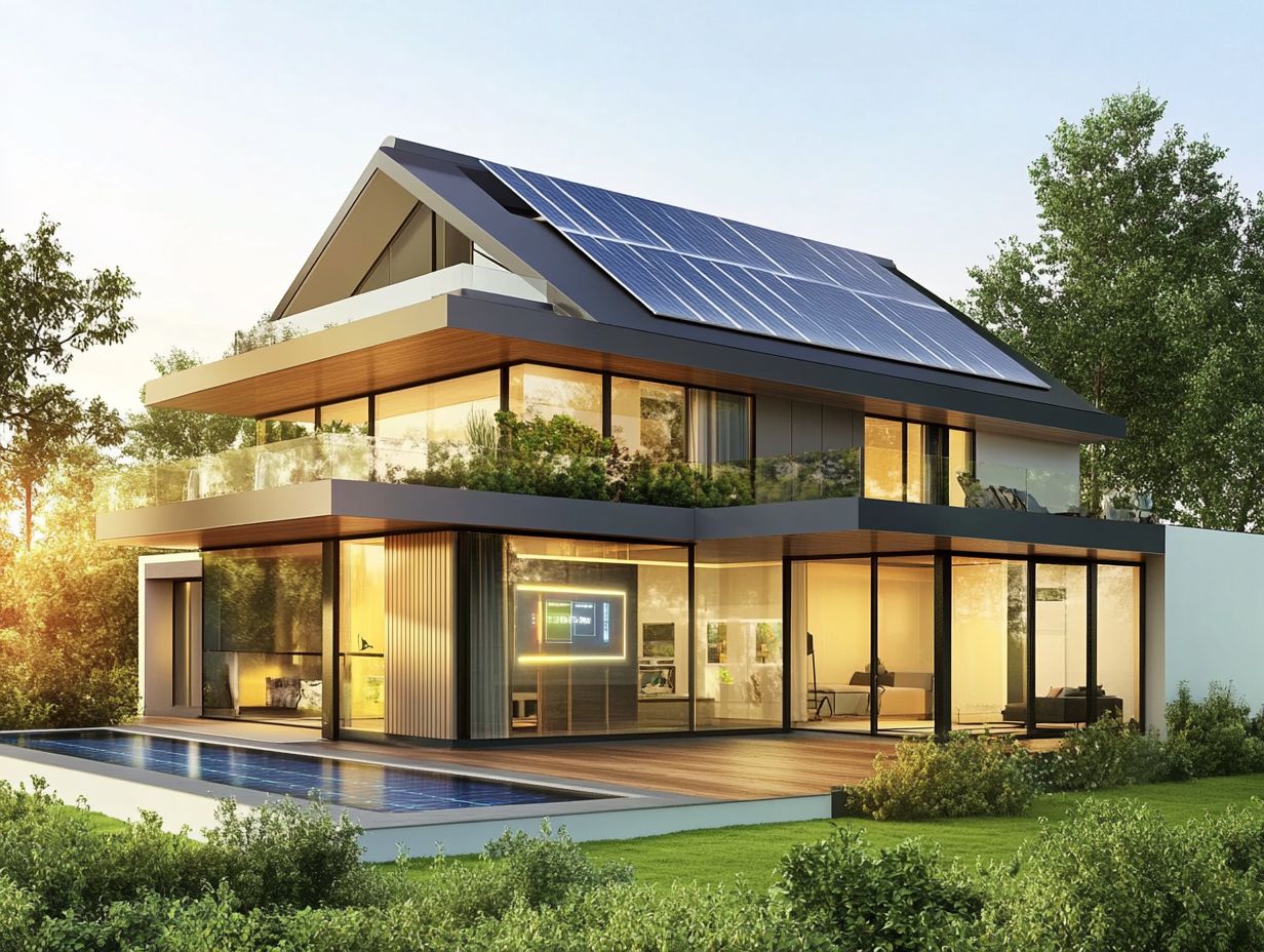 Image illustrating future trends in home energy solutions focusing on AI and smart panels.