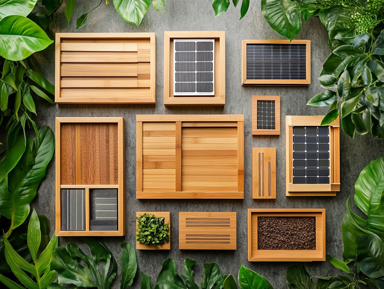 Illustration of Key Considerations for Selecting Eco-Friendly Building Materials